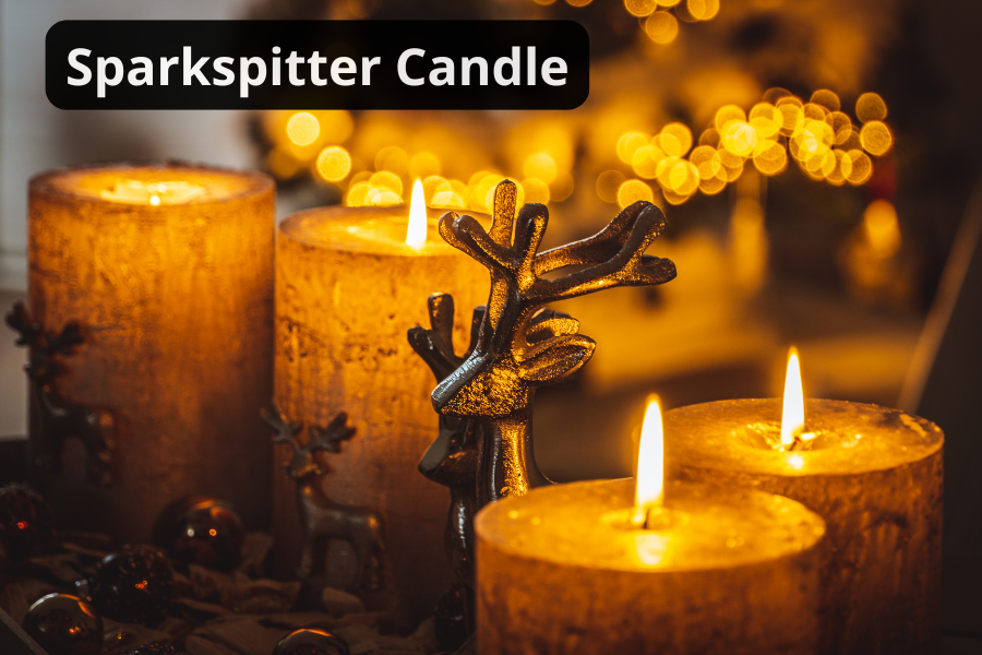 Sparkspitter Candle